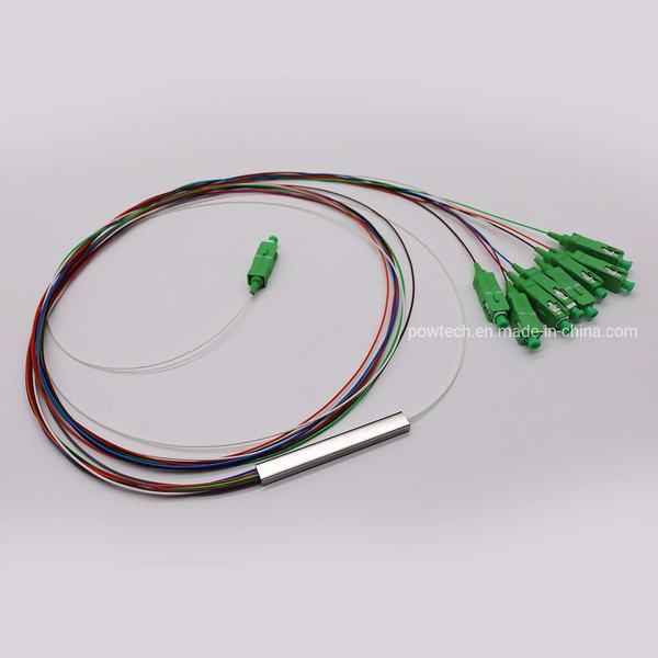
                                 Cina Produttore 1X8 SC APC UPC 0,9 mm fibra ottica senza blocchi Splitter PLC                            