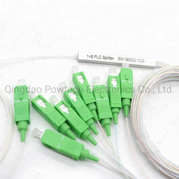 Chinese OEM 1*8 Optical Fiber PLC Splitters