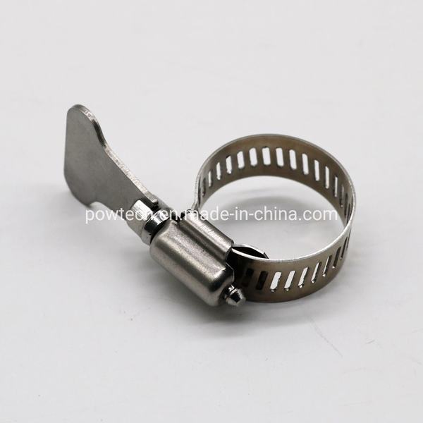 China 
                                 DIN3017 Tipo americano lidar com a braçadeira do cabo de Borracha                              fabricação e fornecedor