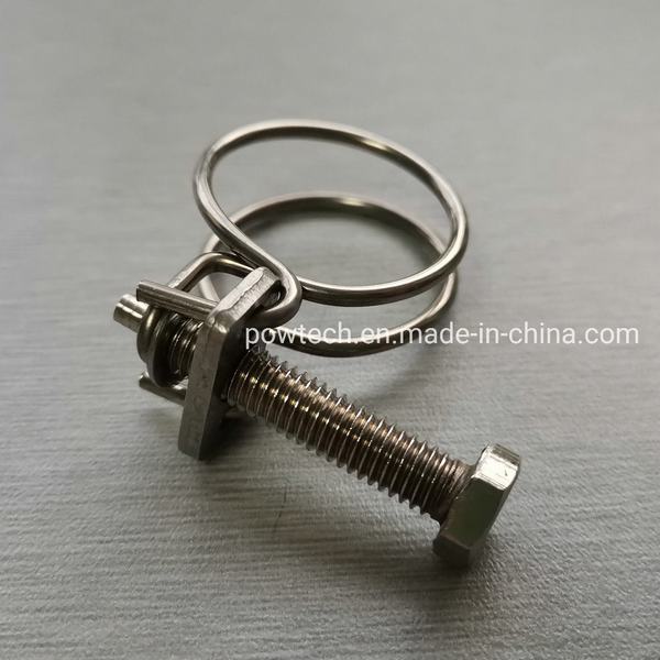 Chine 
                                 Fil double fixation des colliers de flexible                              fabrication et fournisseur