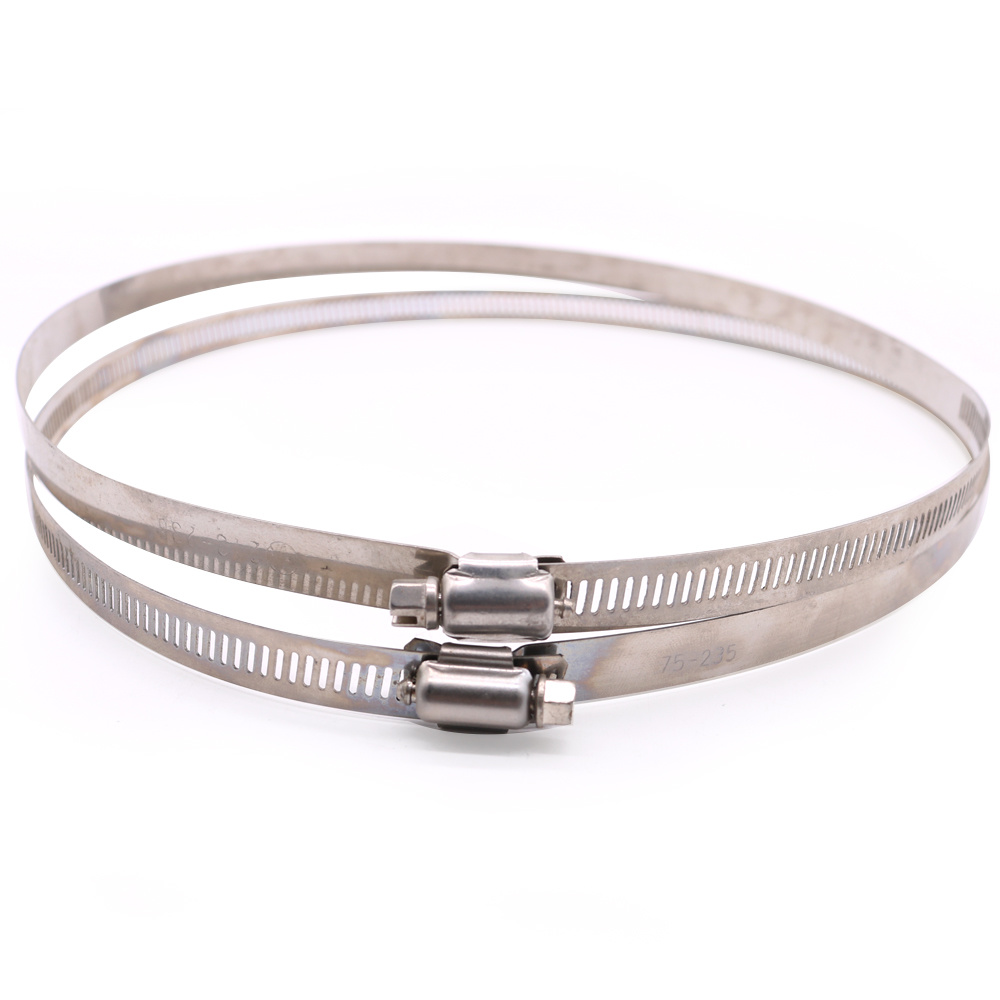China 
                FTTH Cable New Design Stainless Steel Strap Hose Clamp
              manufacture and supplier