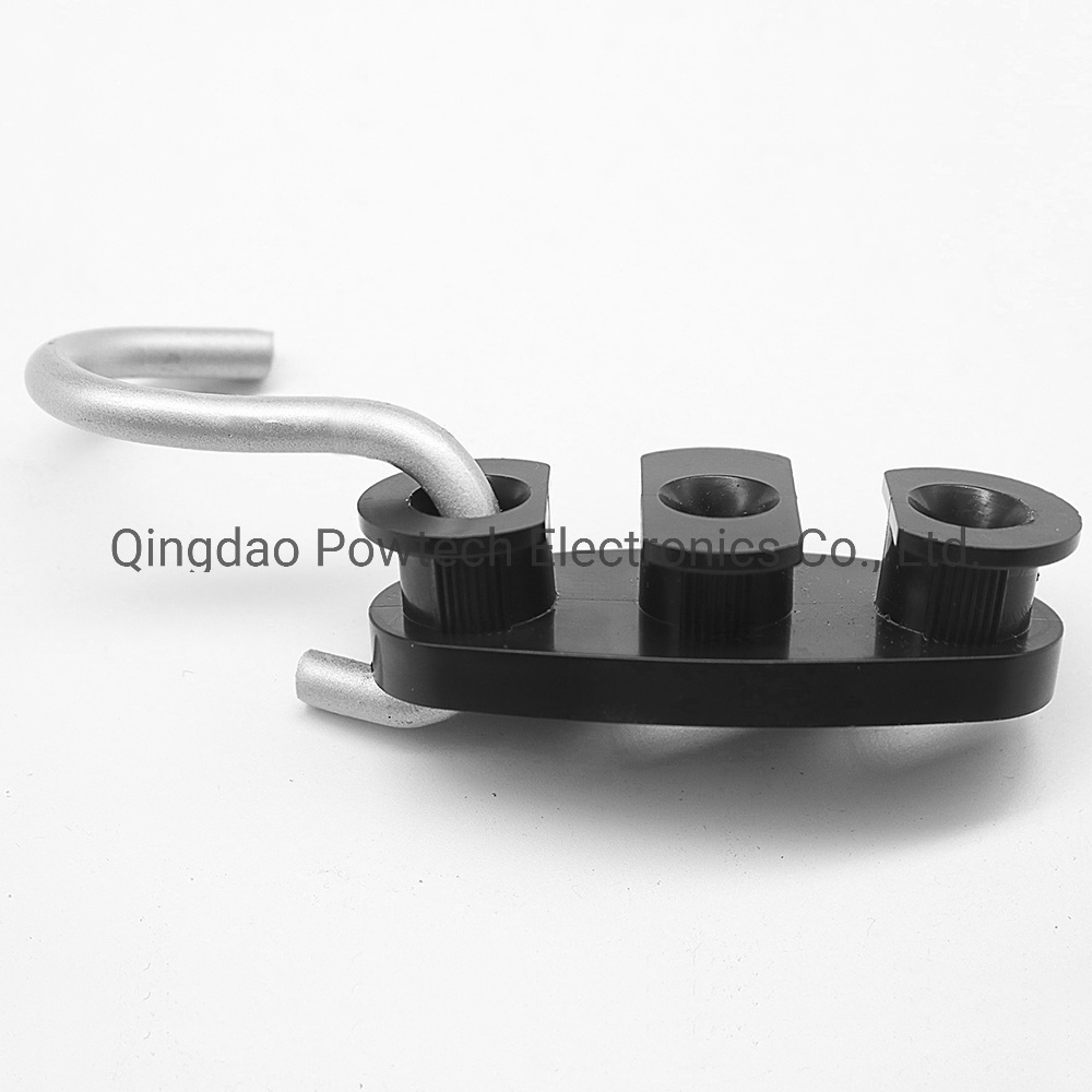 China 
                FTTH Drop Cable Anchor Clamp with Galvanize Steel Hook
              manufacture and supplier