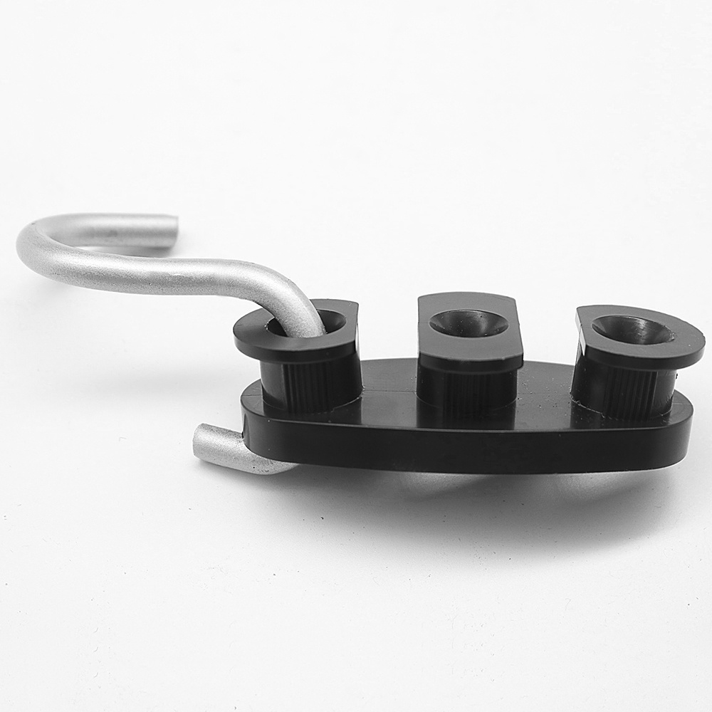 
                Пластиковый сетей FTTH натяжителя с оцинкованной стали крюк для кабеля
            