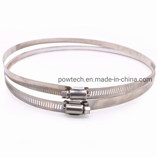 Chine 
                                 FTTH le collier de flexible de la bande en acier inoxydable SS201                              fabrication et fournisseur