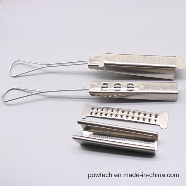 China 
                        FTTH Stainless Steel Cable Wedge Clamp
                      manufacture and supplier