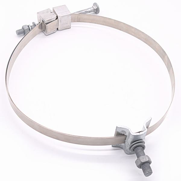 China 
                        Factory Direct Sales Pole Clamp, 2A 8"-10" W/Bolt & Nut ISO, SGS Certification
                      manufacture and supplier