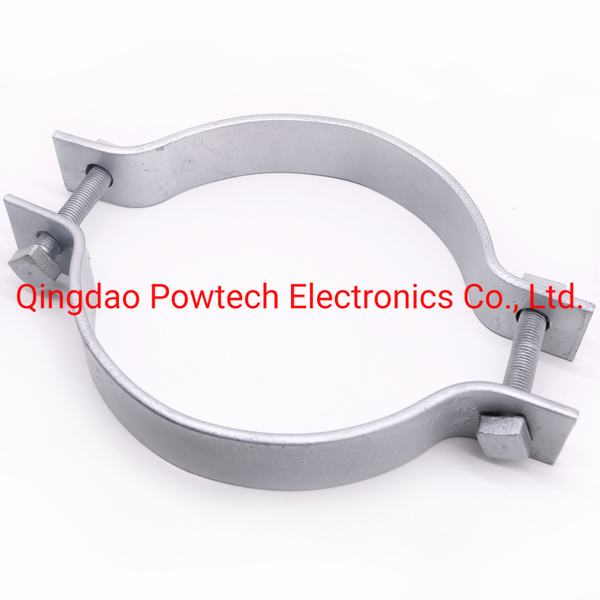Factory Direct Selling Cheap Price Galvanized Steel Fasten Clamp Pole Clamp