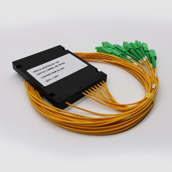 Fiber Optic Equipment 1260 to 1650nm FTTH Optic Fiber PLC Splitter