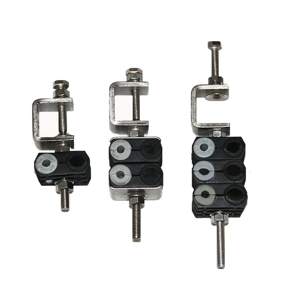 Fiber Optic Feeder Cable Clamps / Rru Cable Clamps
