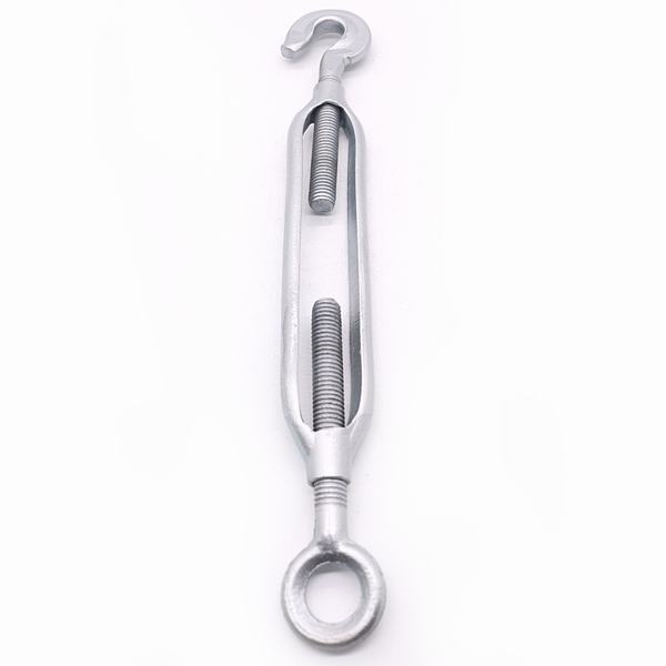 Forged Open Body Turnbuckles with Hook and Eye