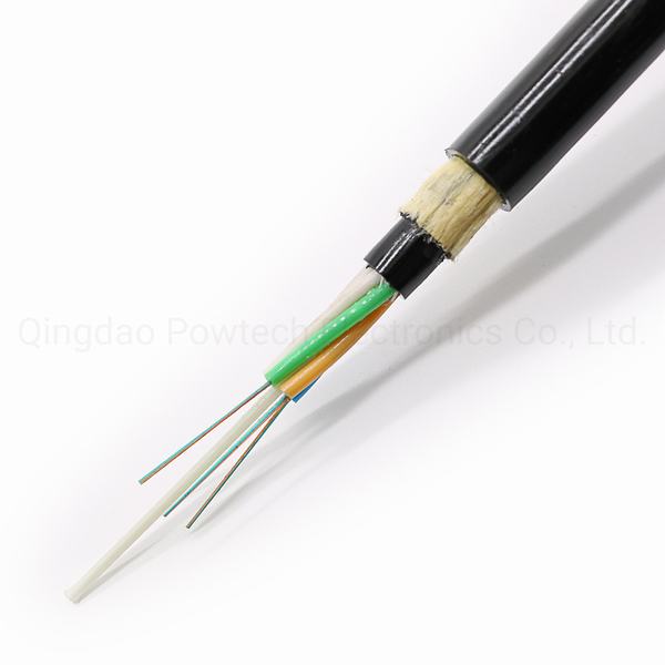 China 
                                 G652D cable ADSS de fibra óptica las fibras de 12 a 200m Breve panqueques                              fabricante y proveedor