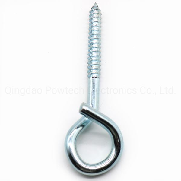 China 
                        Galvanized Steel Eye Screw Pig Tail Eye Screw Hook Type Eye Screw
                      manufacture and supplier