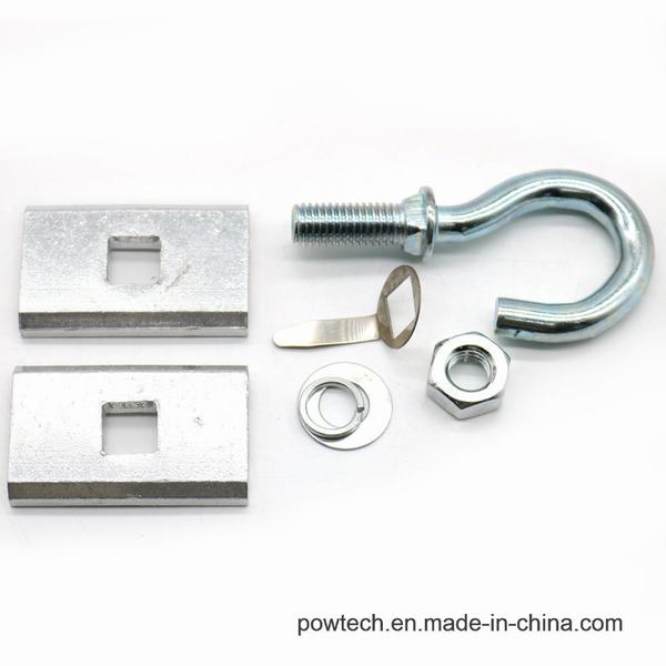Galvanized Steel FTTH Cable Dual Slot Suspension Clamp