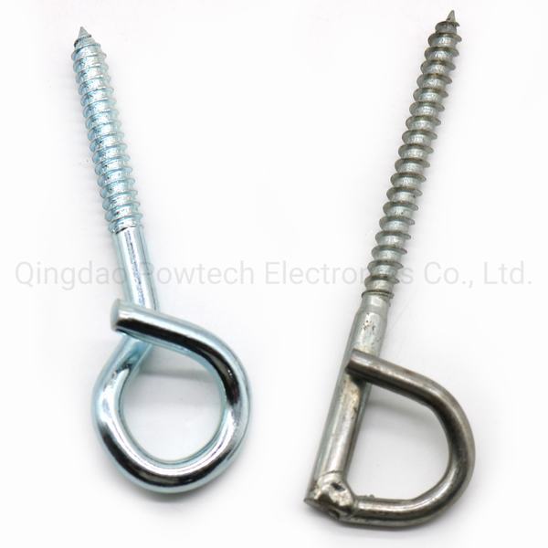 Galvanized Steel Pigtail Eye Screw with High Quality