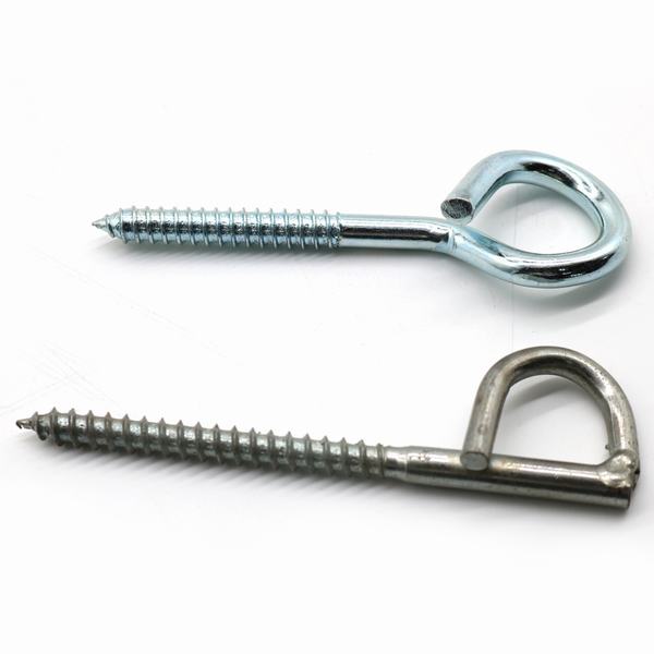 Galvanized Steel Pigtail Hook Screw