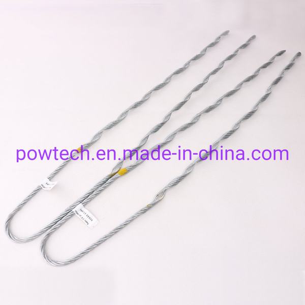 Galvanized Steel Strand Short Span Cable Helical Dead End Clamp