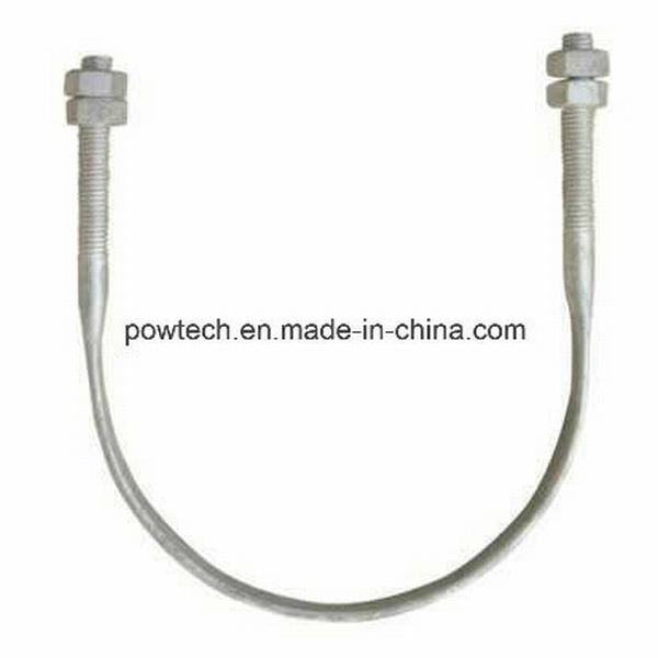 China 
                                 Aço galvanizado Parafuso U/ U tipo grampo do cabo de fibra óptica de venda quente                              fabricação e fornecedor