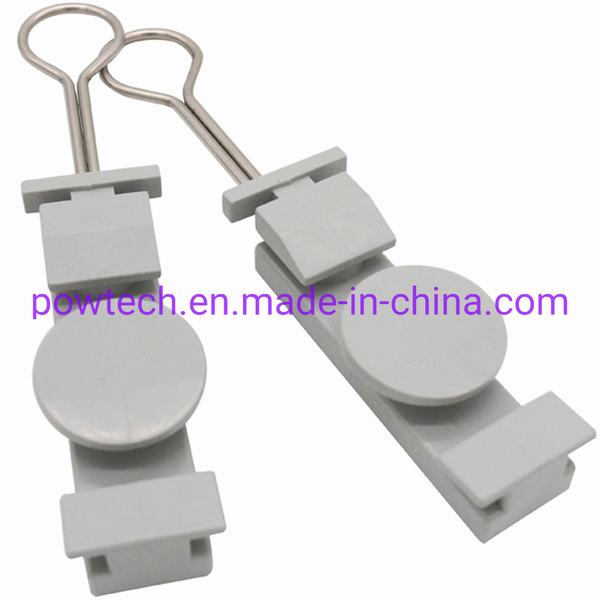 China 
                                 El gancho de plástico ABS Fittting Hardware caída de la abrazadera de anclaje del cable de fibra                              fabricante y proveedor