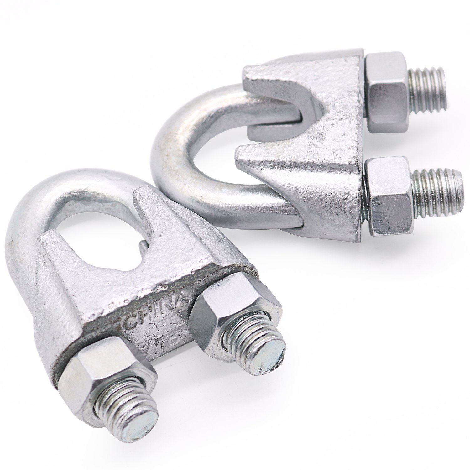 China 
                Hot DIP Galvanized U Bolt Wire Rope Clip Malleable Clip Clamp Bull Dog Clip
             on sale