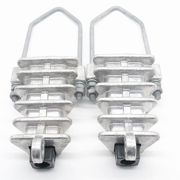 Hot Selling ADSS Aluminum Alloy Anchor Clamp / FTTH Fittings