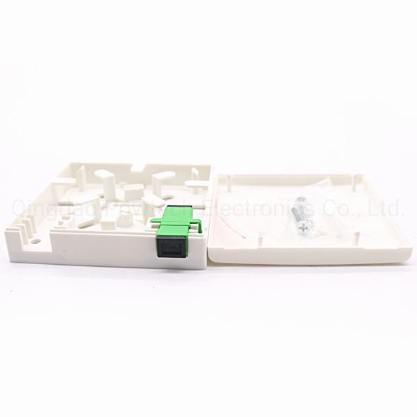 Hot Selling Indoor Two Ports Plastic FTTH Terminal Box