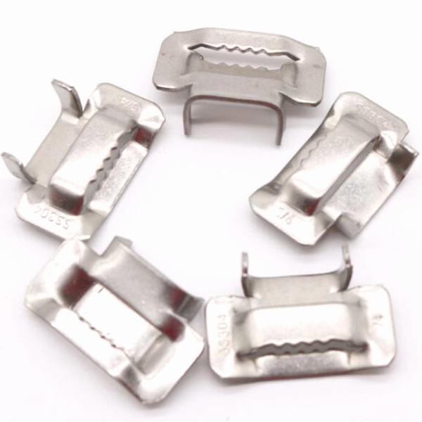 China 
                        Hot Selling Stainless Steel Band, Buckle for Cable Clamp
                      manufacture and supplier