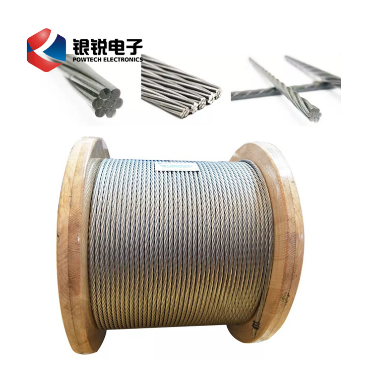 ISO9001 1/4 3/8 7/10swg Galvanized Steel Strand Earth Wire/Guy Wire/Stay Wire