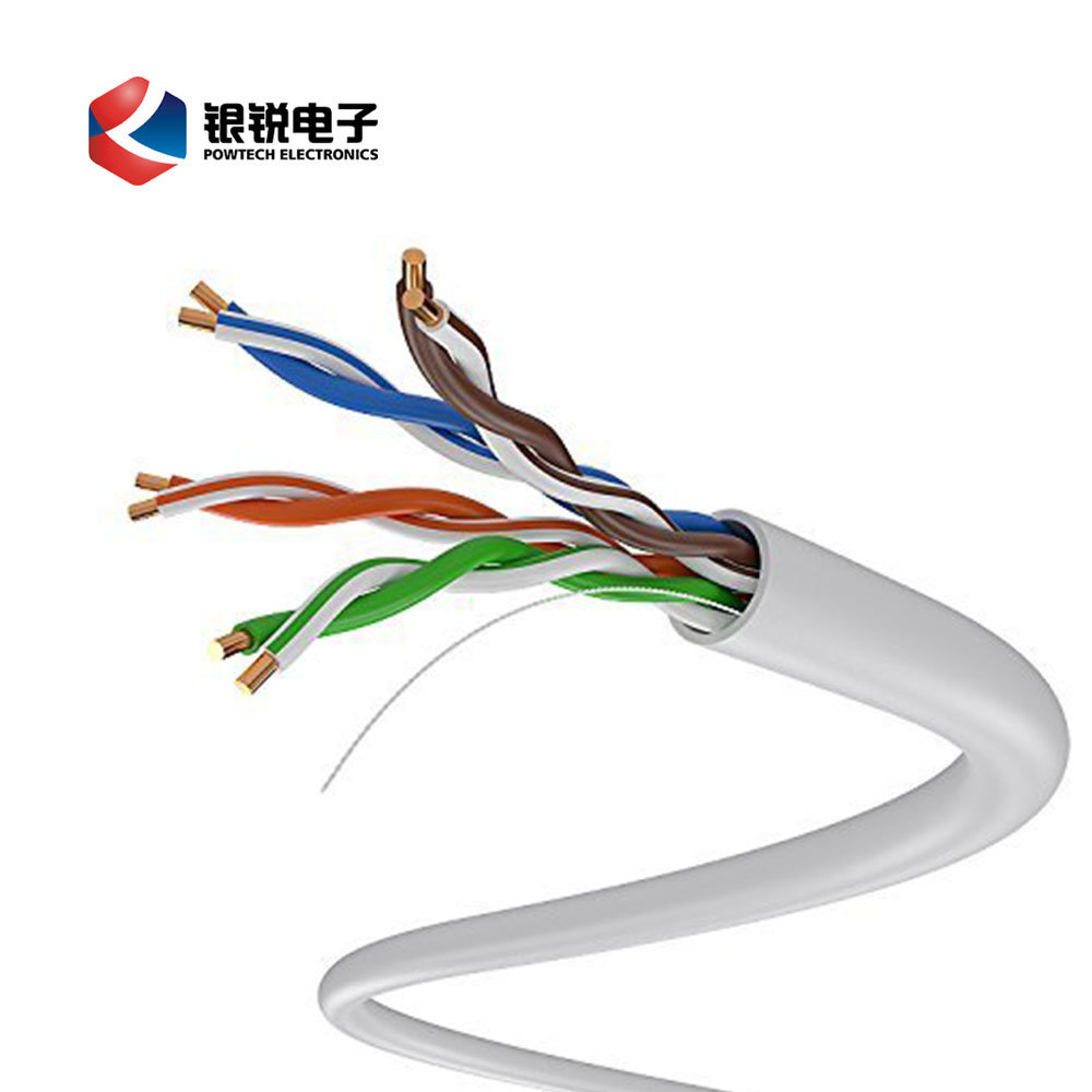 Linkwylan CAT6 Cable SFTP 23AWG Network Installation LAN Cable Solid Wires Shielded 1g 250MHz Hi-Speed LSZH Support 4ppoe