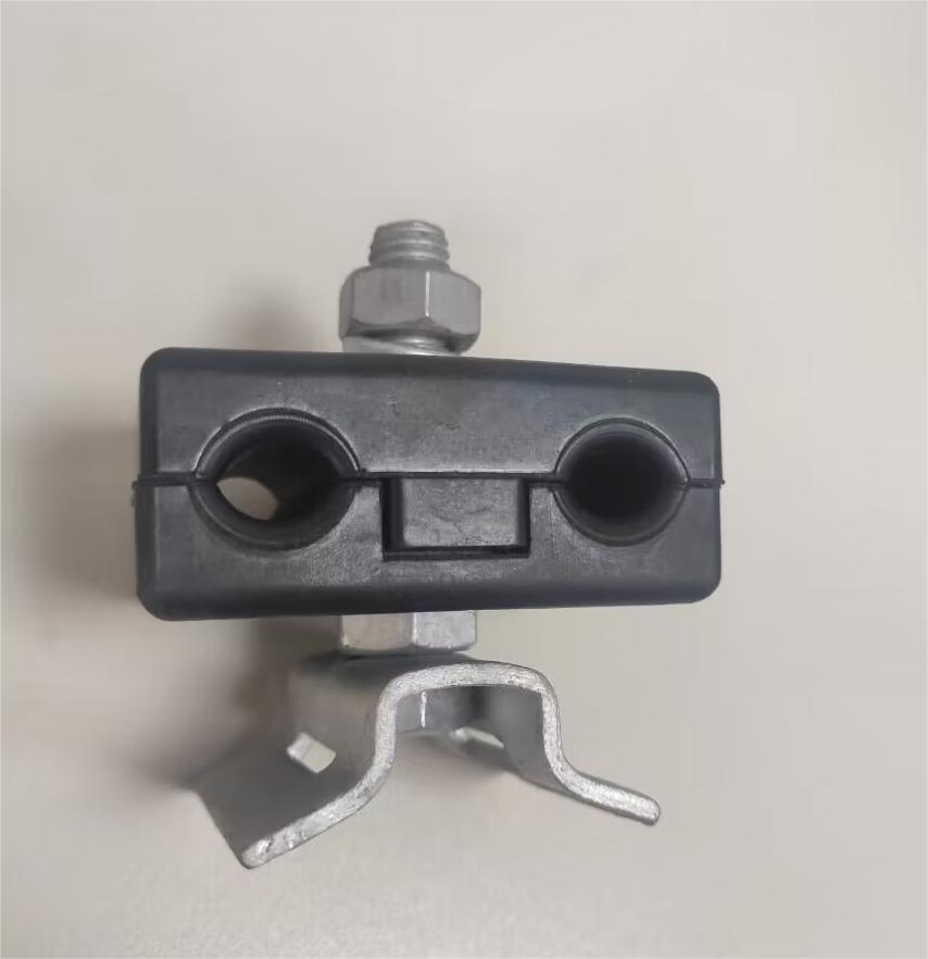 
                New Design Down Lead Clamp for ADSS for Pole
            