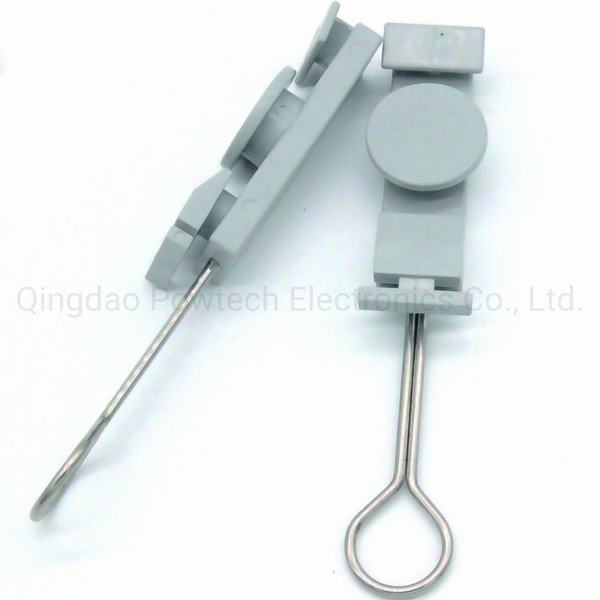New Product FTTH Accessories Plastic S Type Cable Anchor Clamp