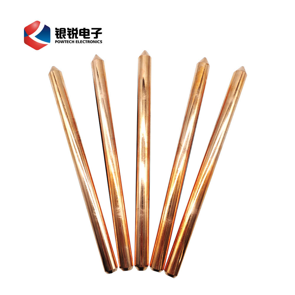 Pole Line Hardware Copper Clad Steel Ground Earth Rods with Clamp