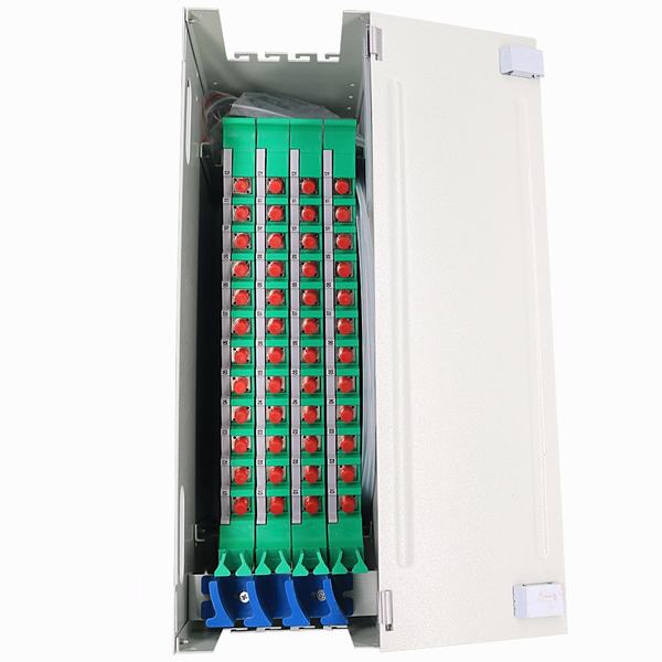 Rack Type Fiber Optical  Metal Terminal Box/ODF 48 Fibers Sc Type Adapters