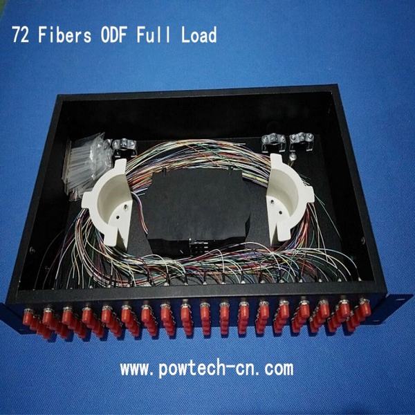 Rack Type Mentel Terminal Box/ODF 72 Fibers with Pigtail and Sc/APC Adapter