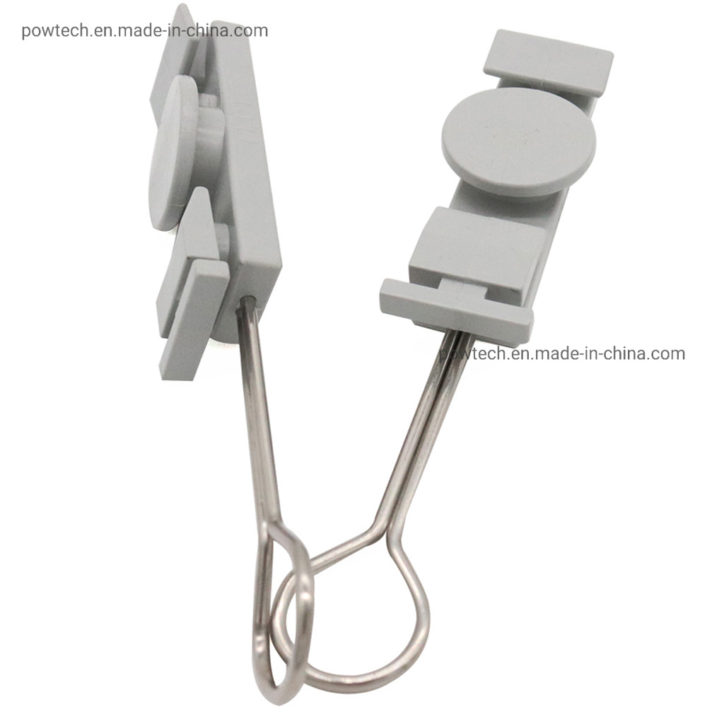 S Type Hardware Fittings Fiber Drop Cable Anchoring Clamp for Cable Accessories
