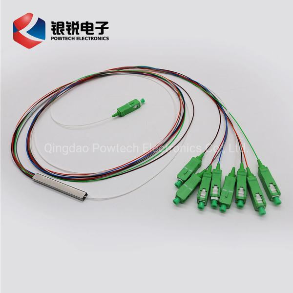 
                                 Sc/APC/UPC connecteur 1X2 1x4 1x8 1X16 1X32 1X64 PLC doubleur de gamme à fibre optique                            