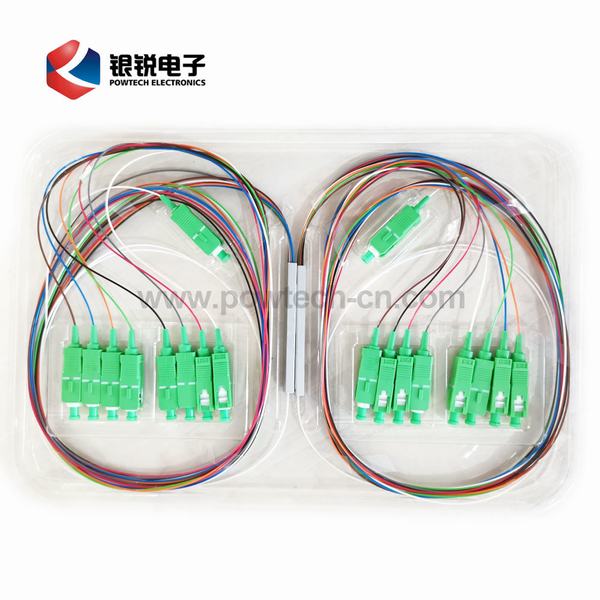 
                                 Sc/APC/UPC conector 1X8 1X16 PLC Splitter de fibra óptica                            