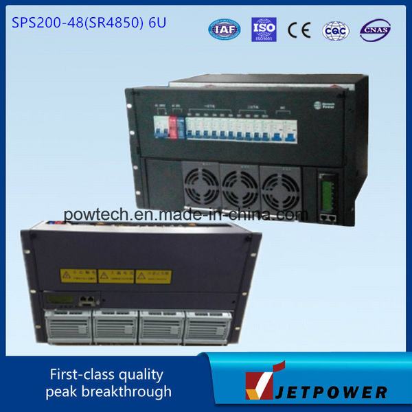 Subrack 6u 220VAC/48VDC 200A Rectifier System Power Supply