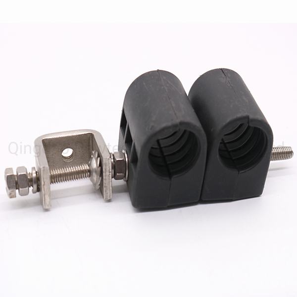 Telecom Parts Power Cable Two Type Feeder Cable Clamp