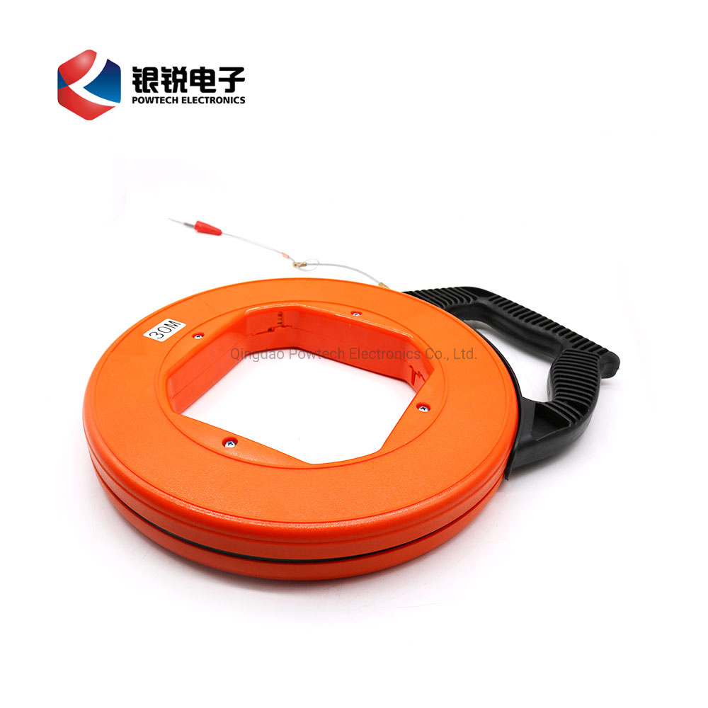 China 
                Tensile Steel Wire Impact-Resistant 30m 45m 60m 100m Steel Electric Puller Tools Cable Wire Puller Fishing Tape
              manufacture and supplier
