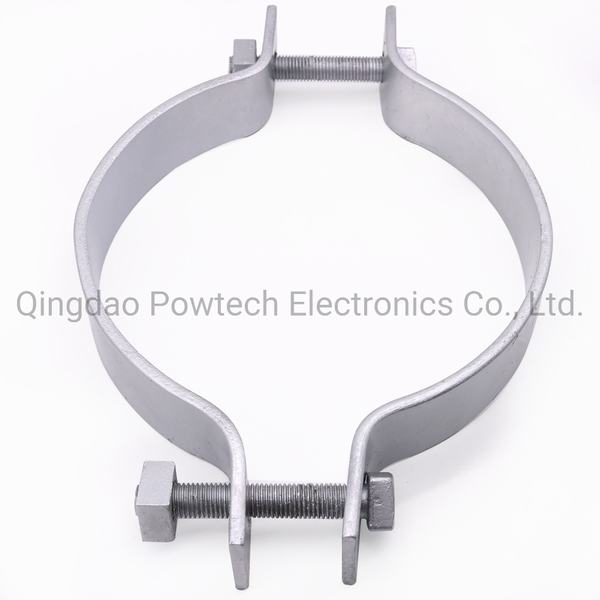 Transmission Line Fitting Hold Hoop Pole Clamp for Electric Cable