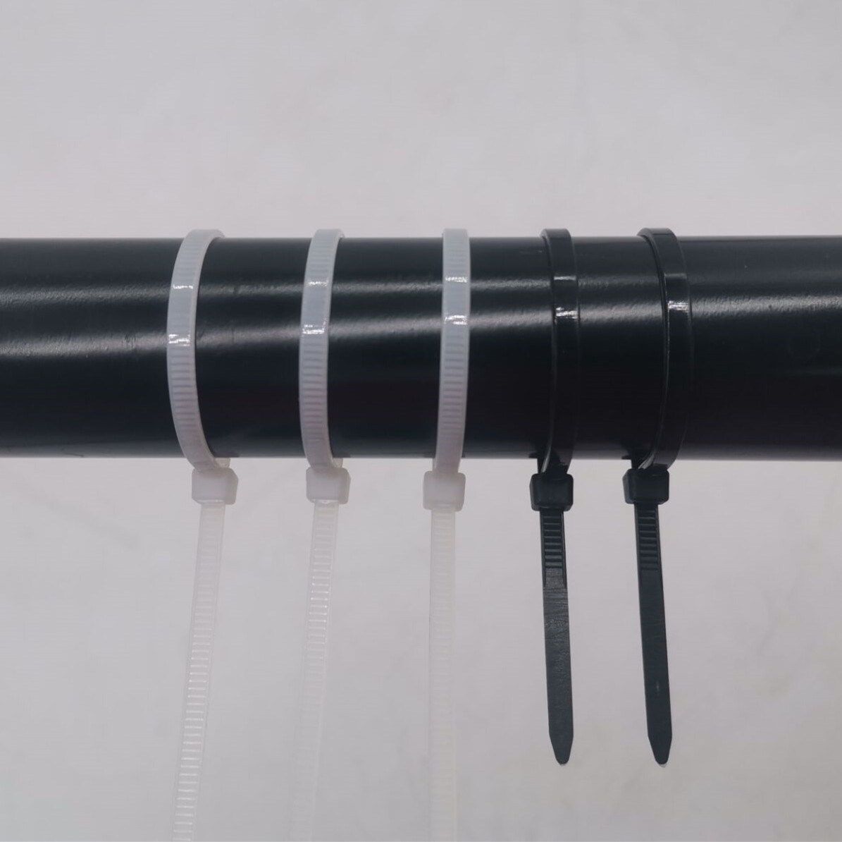 UV Resistant Zip Ties Black Self Locking Plastic Nilon Cable Tie
