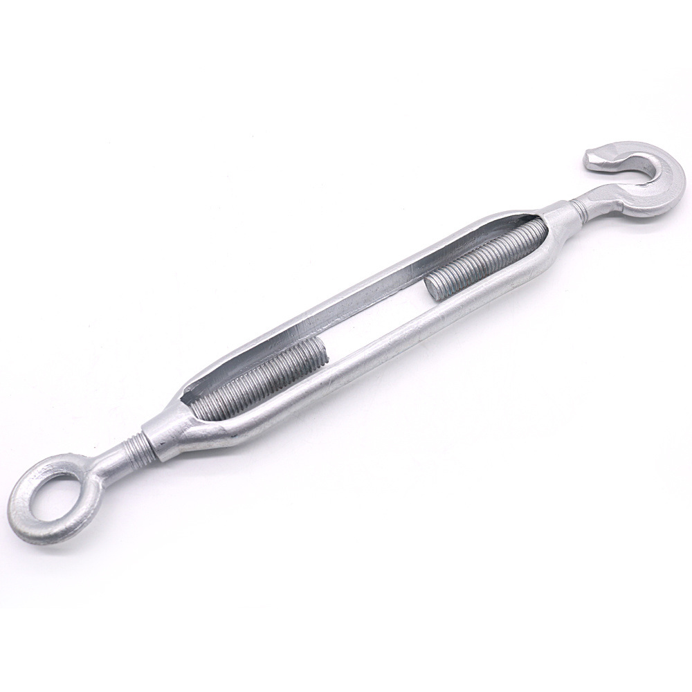 Us Type DIN1480 Galvanized Drop Forged Eye Hook Turnbuckle