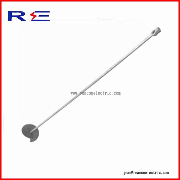 Galvanized Forged Eye Shaft Screw Anchor for Pole Line Hardware
