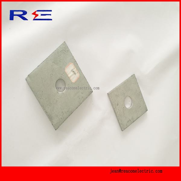 Chine 
                                 Rondelle plate carrée en acier galvanisé pour la Pole du matériel de ligne                              fabrication et fournisseur