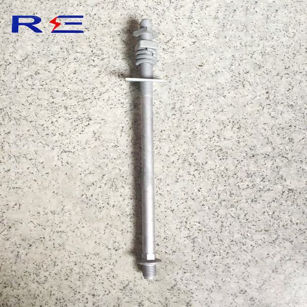 China 
                        Galvanized Stud Bolt - Long Shank for Pole Line Hardware
                      manufacture and supplier