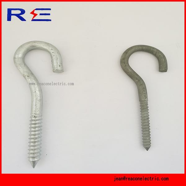 China 
                        Galvanzied Wood Screw Hook for Pole Line Hardware
                      manufacture and supplier
