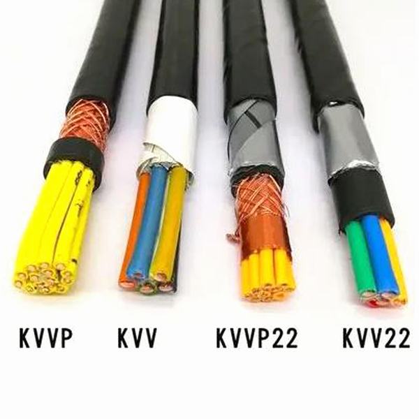1.5mm 2.5mm 4mm 6mm 10mm 25X15 mm2 Kvvp Control Cable 19 Core PVC Insulated Sheathed Copper Electrical Wire Cable