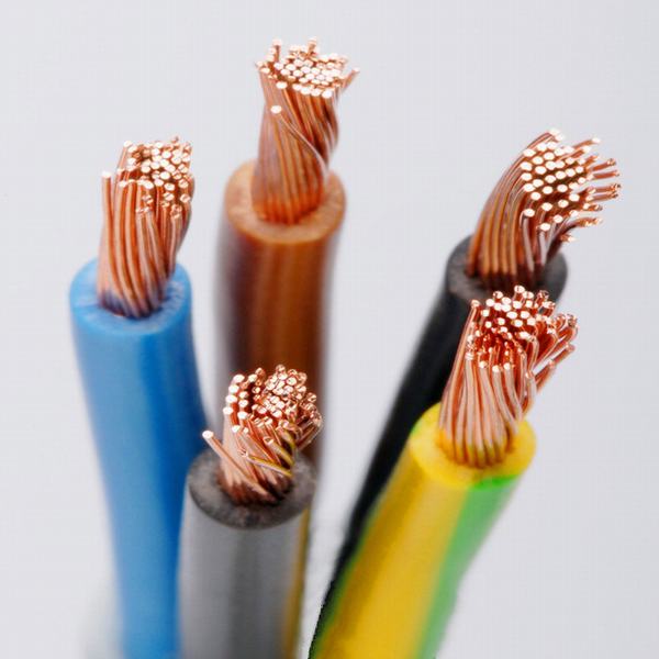China 
                                 2,5 mm 4mm 6mm 10mm 16mm Rvv Cable de cobre de un solo núcleo eléctrico de PVC flexible el alambre y cable eléctrico                              fabricante y proveedor