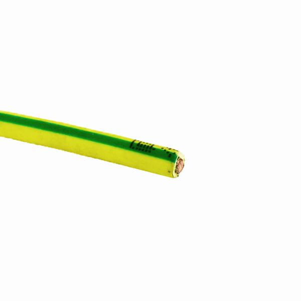 
                                 2,5Mm2 4mm2 6mm2 verde/amarelo do fio de ligação à terra com isolamento de PVC Electrical Fios                            