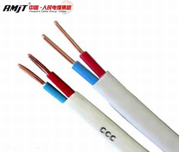 China 
                                 Conductor de cobre de 2 núcleos aislados en PVC y el cable plano revestido                              fabricante y proveedor